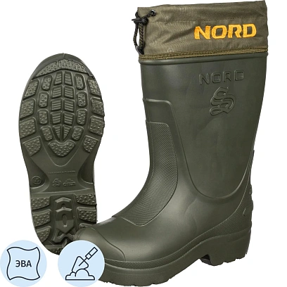 Сапоги ЭВА утепленные с оливк  Норд -45,  р.46