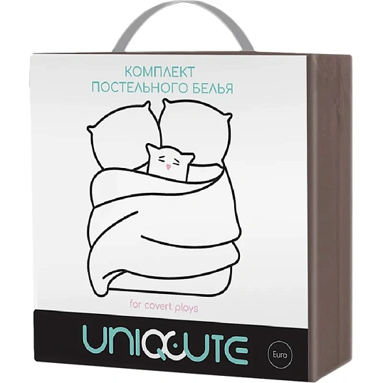 Постельное белье 1,5сп Поплин гл/кр (нав.50х70-2шт), Mocca,233749