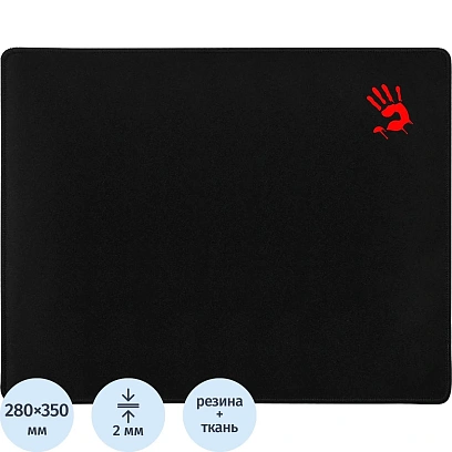 Коврик для мыши A4Tech Bloody B-035S черный 350x280x2мм