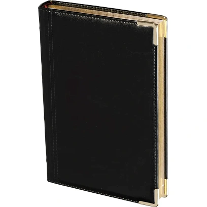 Ежедневник полудатированный А5+, 208л, BOSS черный 3-404/267