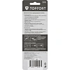 Нож безопасный TOPFORT 17,4 шир.трапец.+д/вскр.упак.матер,ABS+TPR