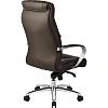 Кресло BN_Fc_Руководителя Echair-534 TL кожа коричневая, хром