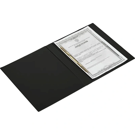 Скоросшиватель пластиковый А4 Attache, ПВХ, 35мм, 220л, черный