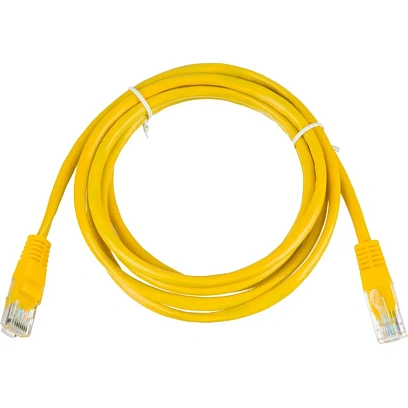 Патч-корд BigTech OPCC021 UTP CCA кат.5e/2м/литой/многожильный (желтый)