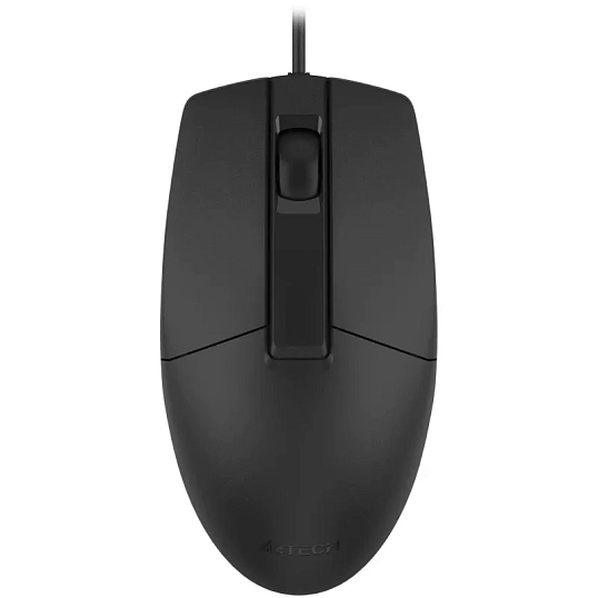 Мышь компьютерная A4Tech (OP-330S (BLACK)) оптическая (1200dpi/3but)