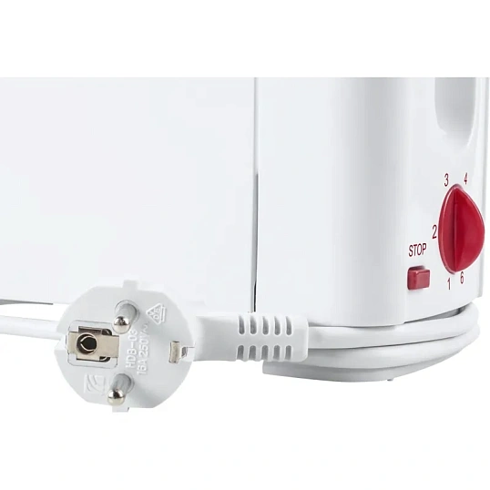 Тостер SCARLETT SC-TM11013, 650Вт, белый