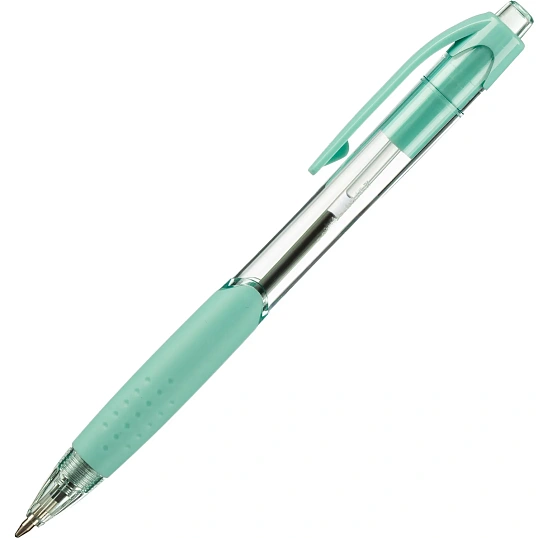 Ручка шариковая автомат. Deli Every,EQ41-BL,син,пул нак.0,7мм,4 цв.корп,асс