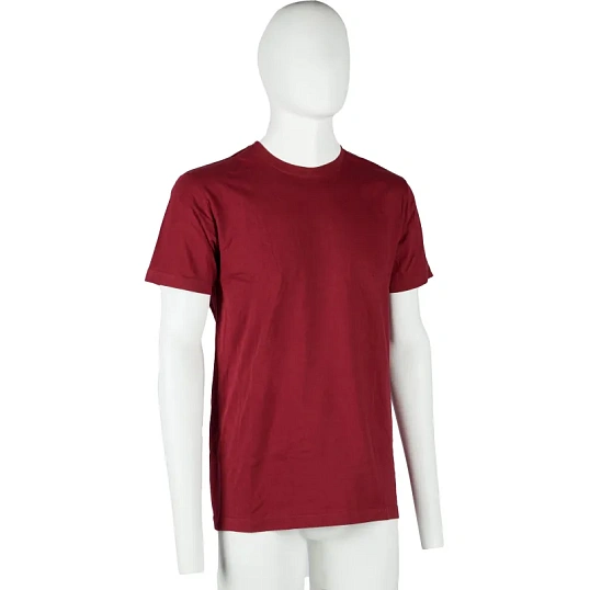 Футболка (160 г.) с кор.рукавом бордовый (XXXL)