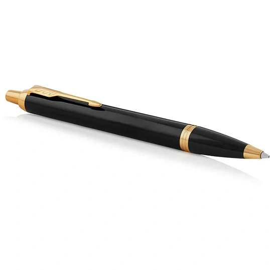 Ручка шариковая автоматическая PARKER IM BLACK GT синий 0,8мм 1931666