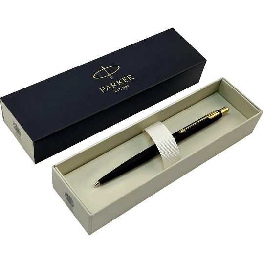Ручка шариковая Parker Classic Matte Black GT 1,0мм, кнопочн,син,9000013841