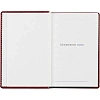 Ежедневник недатированный бордо, А6,100x150, 320стр, Agenda