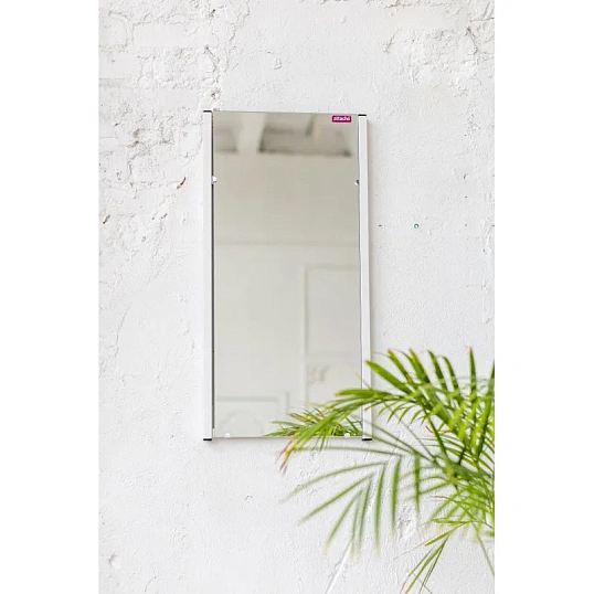 Зеркало настенное TI_Attache Мюлен 385x765 мет.белый