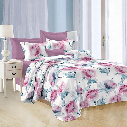 Постельное белье 1,5сп микросат(наволочки70х70-2 шт) -2137 Творчество