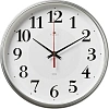 Часы настенные круг d=29см, корпус серебрян Серебряные ромбы арт.2940-105