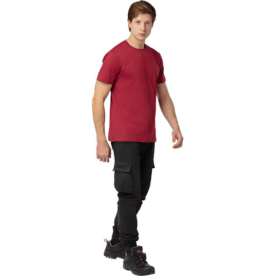Футболка (160 г.) с кор.рукавом бордовый (XXXL)
