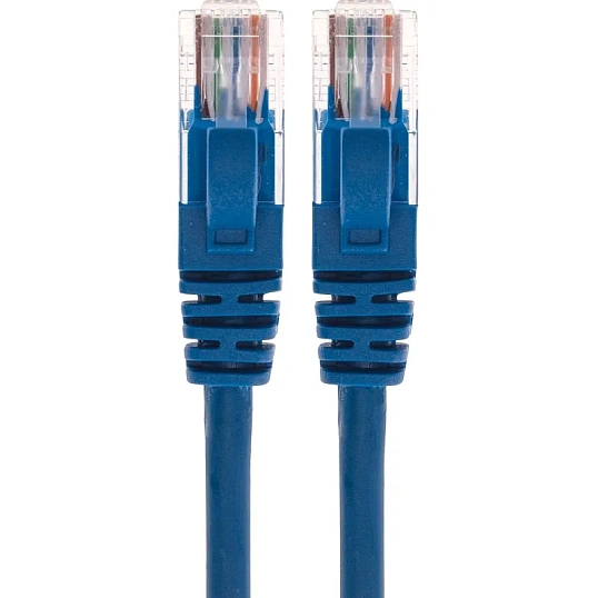 Патч-корд REXANT (02-0104-105) U/UTP, CAT 5e, 26AWG, LSZH, синий, 1,5м