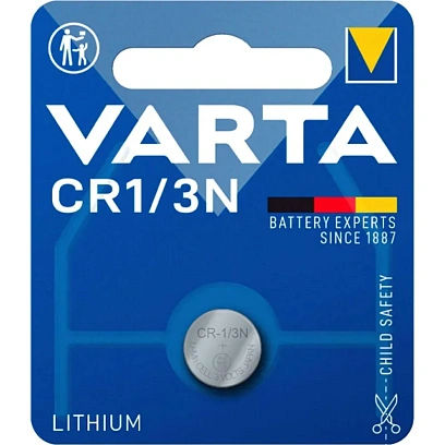 Батарейка Varta ELECTRONICS CR1/3N 1шт Lithium 3V (6131) (1/10/100)