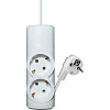 Удлинитель PROGIX PG220 2р/2м/3,5кВт/16А заземление, белый, ПВС 3х1.5