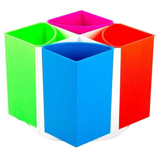 Подставка-органайзер д/канц.мелочей Attache fantasy 8отд вращающ ассорти