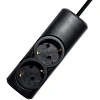 Удлинитель PROGIX PG224 2р/3м/3,5кВт/16А заземление, черный, КГ-ХЛ 3х1.5