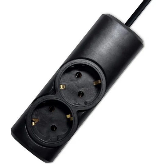Удлинитель PROGIX PG224 2р/3м/3,5кВт/16А заземление, черный, КГ-ХЛ 3х1.5