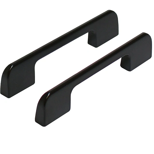 Ручка УЗК_скоба меб.StahlBuro A300-96 (16661) BL матовый черный 2шт/уп