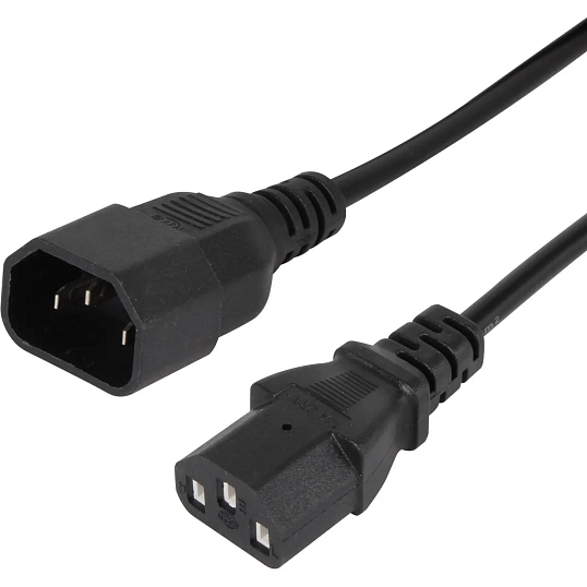 Кабель монитор - комп 1.8 м 220V (UPS -> устр) 3Gx0.5mm, iOpen  ACE001-1.8M