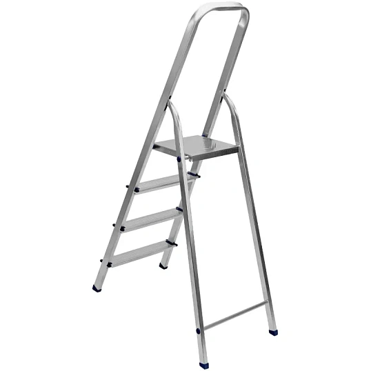 Стремянка алюминиевая, 4 ступени, Сибртех