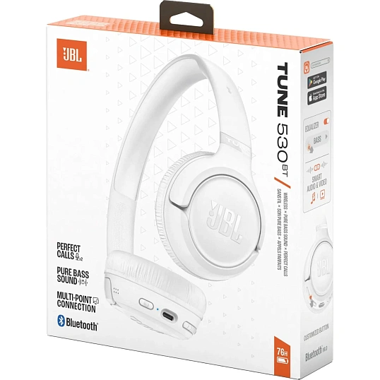 Наушники JBL Tune 530BT White (JBLT530BTWHTEU)