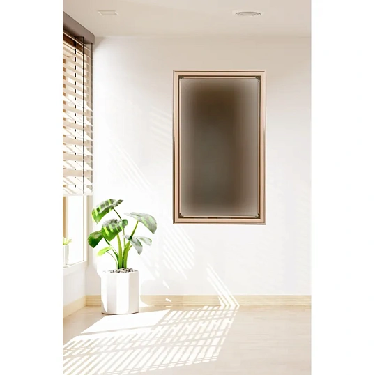 Зеркало МГЛ_ настенное 121 (500x800) багет ПВХ дуб