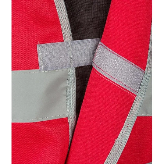 Жилет красный с СОП (р.L/48-50)