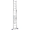 Лестница трехсекционная алюминиевая 3х8 ступеней TOPFORT