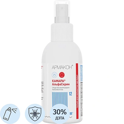 Спрей защитный Армакон АльфаСкрин акарицидно-репеллентный,100мл 1234