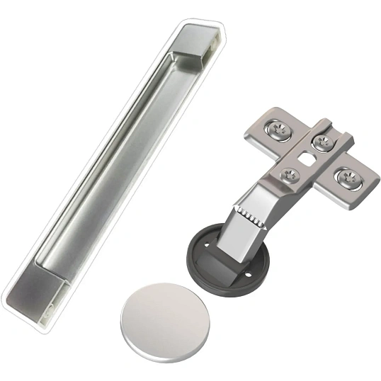 Фурнитура Дублин для стеклянных дверей ДБ45С и ДБ45П упаковка (2 шт)