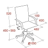 Кресло VB_EChair-563 TPU к/з черный, металл (детали в спинке)