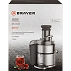 Соковыжималка BRAYER 1709BR центробеж,800Вт,реверс,диам75мм,сок 1,1л,мяк 2л
