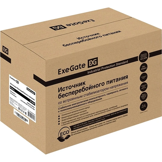 ИБП ExeGate SineTower SN-2000 USB лин.инт. 2000ВА/1600Вт(EX295983RUS)