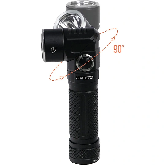 Фонарь EPILSO EPF-220 (карманный, налобный, Luminus SST40, 10W, аккум18650)