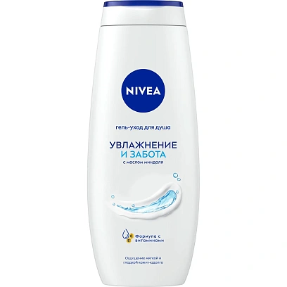Гель для душа Nivea Увлажнение и забота для всей семьи 500мл