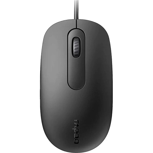 Мышь компьютерная RAPOO N200 проводная, черный