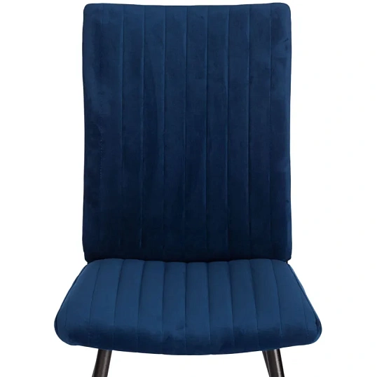 Стул Комус Мебель Fresno велюр, 50х55х93, Blue, (синий)