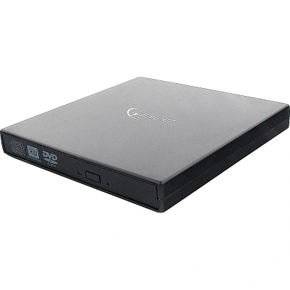 Привод DVD Gembird DVD-USB-02 пластик, черный USB 2.0