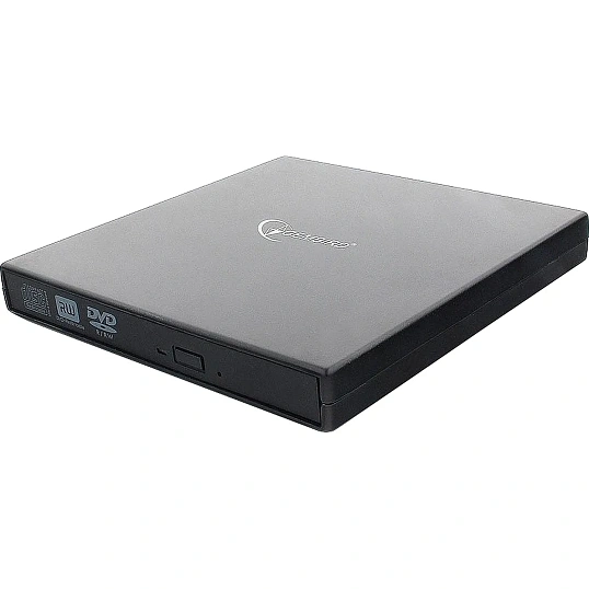 Привод DVD Gembird DVD-USB-02 пластик, черный USB 2.0