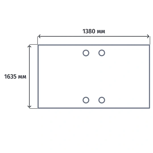 Рабочая станция ONIX-О двойная О м/к O.MO-D.RS-2.3.8 аттик дуб/антрацит