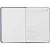 Ежедневник недатированный A6+, 136л, VELVET сиреневый 3-495/11