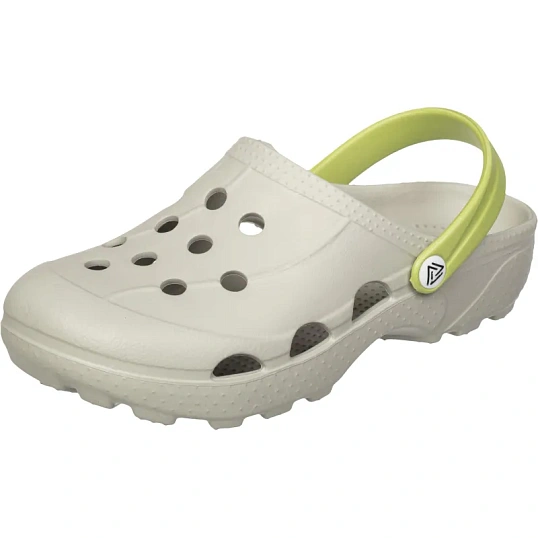 Сабо женские EVART Ола дымчато-серый/салатовый р.37