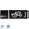 Флеш-память Smartbuy Glossy, 64Gb, USB 2.0, чер, SB64GBGS-K