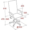 Кресло VB_EChair-651 TPU кожзам черный, сетка черая,металл
