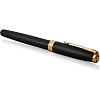 Ручка перьевая  PARKER SONNET MATT BLACK GT 2 черных картр 0,8мм 1931516
