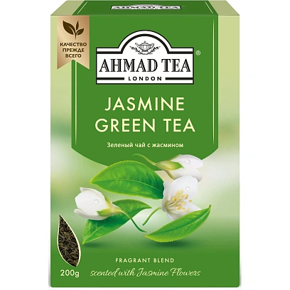Чай Ahmad Зеленый чай с жасмином,лист, 200г.к/к